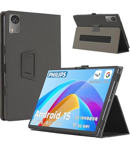 Amazon.co.jp: 【PHILIPS T7315 専用】タブレットケース 手帳型カバー